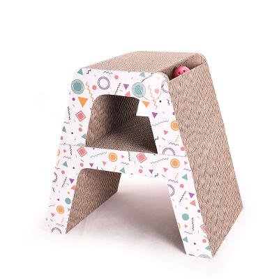 China Cats Customized Hot Selling Cute Design And Eco-friendly Cat Scratching Board Dual-Use Combination for sale