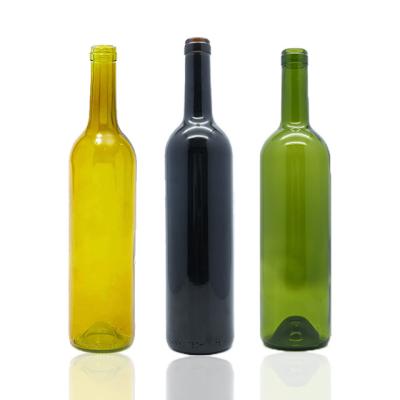 China Beverage Wholesale 750Ml Fast Delivery High Quality Red Wine Glass Bottle Factory for sale