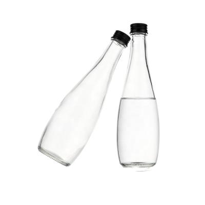 China Beverage Xingda Customize 330Ml 500Ml Empty Soda Glass Water Bottle With Aluminum Screw Lid For Logo Manufacturer for sale