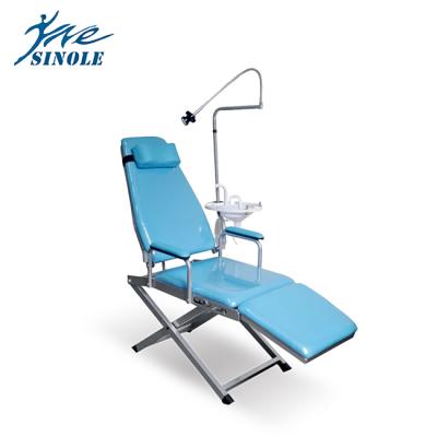 China Sinole Economic Midrange Portable Dental Foldable Chair With Low Price for sale