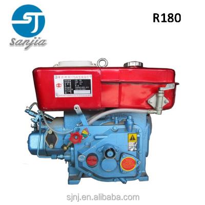 China Small R180 8hp water cooled inboard marine diesel engine for sale