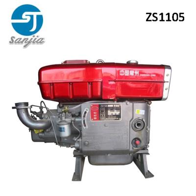 China Changzhou 18hp ZS1105 water-cooled single cylinder water-cooled marine diesel engine in agriculture sales for sale