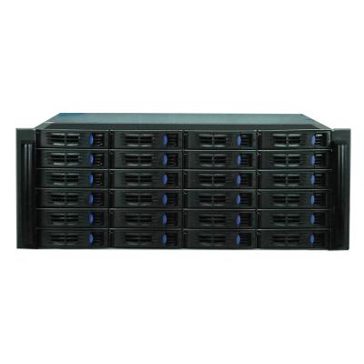 China With hot fan 4U 24 bays swap storage chasiss for IPFS server for sale