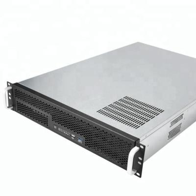 China With Fan 19 Inch Industrial Rackmount Server Case 2u Chassis 650mm NAS Storage Case for sale