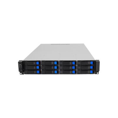 China With hot-swappable 2U 12 fan bay rack server chassis for sale