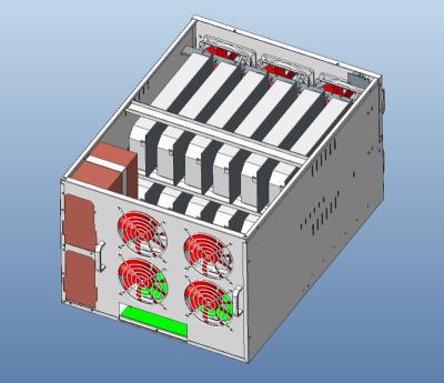 China 12GPU Server Case Without 65mm Width GPU Case Fans Support 10/12pcs for sale