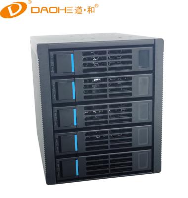 China 3*5.25” DVD to 5*3.5” plastic hotswap SAS HDD enclosure for sale