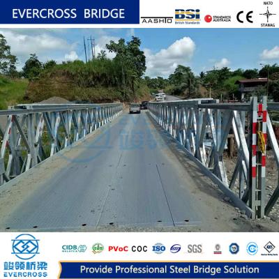 China Estrutura de aço de design moderno Ponte temporária de Bailey para construção CB100 à venda