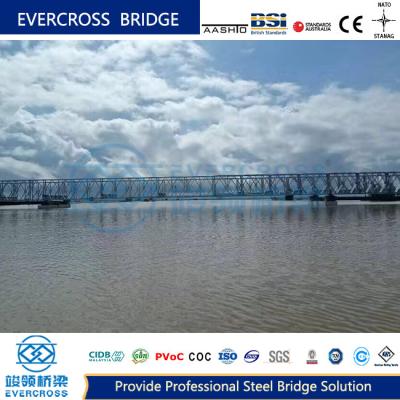 China Fabricated Steel Deck Bailey Truss Bridge Convenient Disassembly for sale