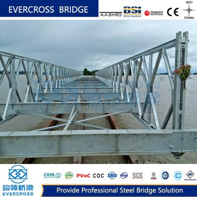 China S355JR S460J0 Steel Deck Bridges Temporary Bailey Bridge Construction for sale