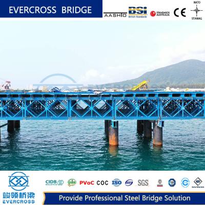 China Gr350/Gr50/Gr65/GB355 Steel Trestle Bridge Prefabricated For Fast Construction for sale