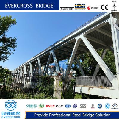 China Hot Dip gegalvaniseerde truss brug constructie OEM moderne truss brug Te koop