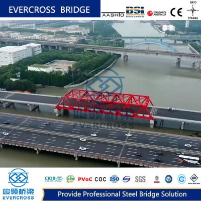 China Easy Construction Prefabricated Steel Bridge Medium Span Steel Bailey Bridge for sale