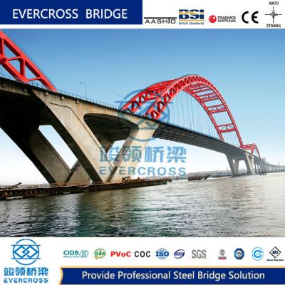 China Puente de vigas de acero compuesto montado Puente de construcción temporal en venta