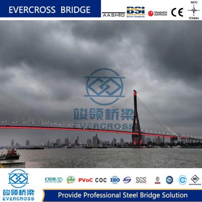 China Steel Beam Bridge Steel Concrete Bridge Convenient Easy Installation for sale