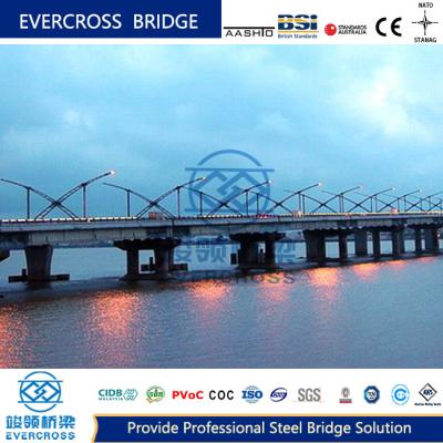 China Easy Assembled Composite Beam Bridge Prefab Steel Bridge High Durability for sale