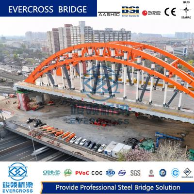 China Customizable Arch Steel Bridge Diverse Design Steel Concrete Bridge for sale