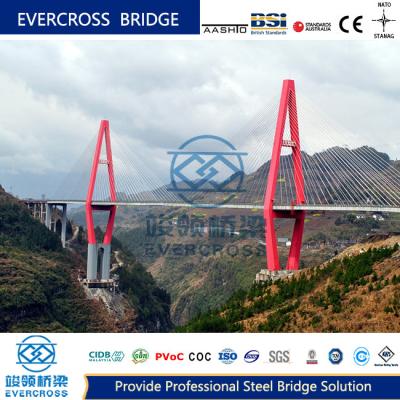 China Customized Cable Stayed Bridge Heavy Loading Capacity Large Span for sale