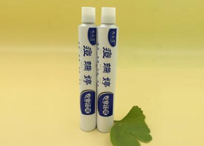 China HPPE-Kappen-kosmetische Pressungs-Rohre, 13.5mm Durchmesser-Pressungs-Rohre für Lotion zu verkaufen