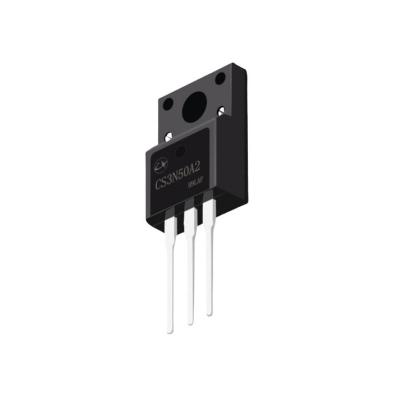 China 3A 500V 2.85Ω N Channel MOSFET TO-220F Stable Transistor for sale