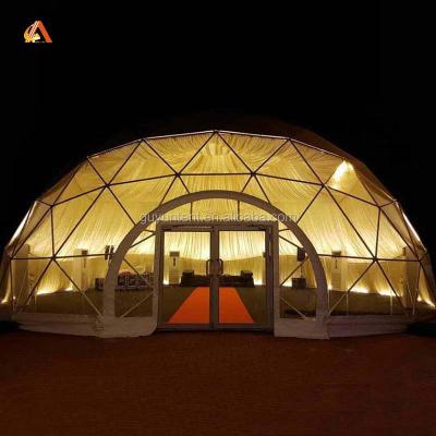 China PVC Bohemian Style Geodesic Dome Permanent Doms Type Family Tents For Sale for sale