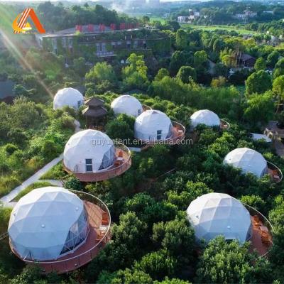 China Geo Dome Glamping Igloo Geodesic Dome Bohemian Style Tents for sale