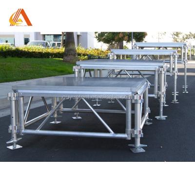 China High Quality Aluminum Custom Modular Wedding Party Platform Aluminio Party Performance Music Stage for sale