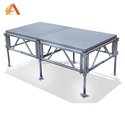 China Outdoor Alloy 6082-T6 / 6061-T6 Concert Wedding Aluminum Backdrop Frames Stage Platform For Music Performance for sale