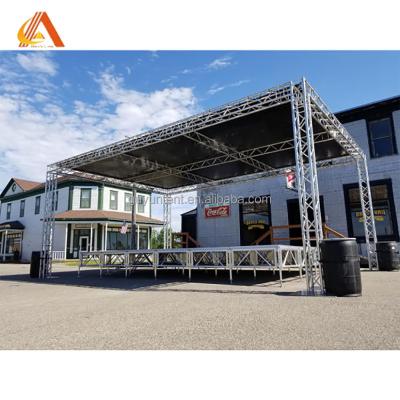 China 6082-T6 / 6061-T6 Aluminum Alloy Factory Original Outdoor Floor Foldable Event Stage Used for sale