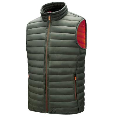 China OEM Winter Anorak Waterproof Cheap Tracksuit Quilted Down Sleeveless Padded Stripper Vest Plus Size Men for sale