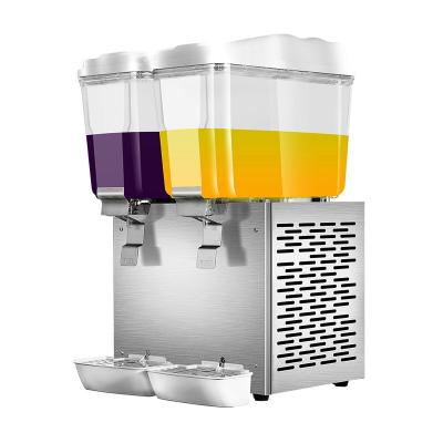 China Eco - Friendly Commercial 2 Tanks Hot / Cold Drink Dispenser Juicer Dispenser for sale