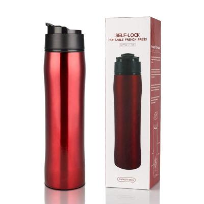 China All Press Original Portable French Coffee Maker | Vacuum Insulated Travel Mug | Premium Stainless Steel | Hot and cold stir (12 for sale