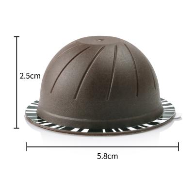 China High Quality Disposable Coffee Capsule Capsule Empty Coffee Pods 58*25mm for sale