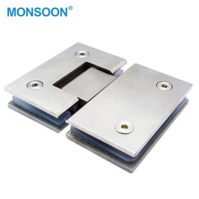 China Modern Glass Door Hinge Chrome Plated 90 Degree Glass To Wall Shower Door Hinge For Bathroom for sale