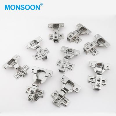 China MONSON Furniture Bi-Directional Hinge 35Mm Short Short Arm Soft Closing Concealment Hinge for sale