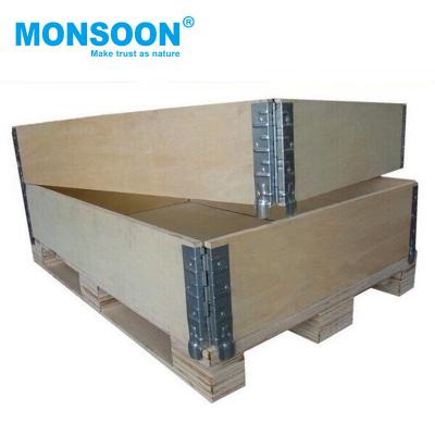 China Wooden Box Hinge Galvanized Steel Pallet Collar Hinges Collapsible Pallet Collar Hinge For Wooden Box for sale