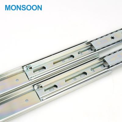 China 40Mm Modern Drawer Slide Stainless Steel Ball Bearing Soft Close Drawer Slide Factory for sale