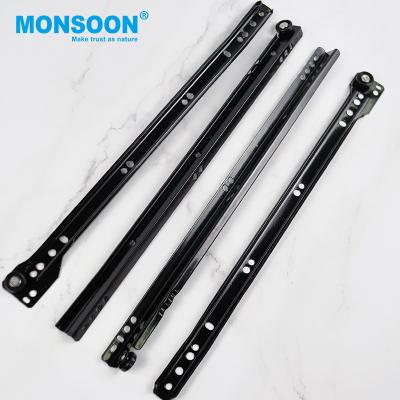 China Modern Sideboard Powder Coated Roller Drawer Slides Factory Supply Hardware Drawer Guid for sale