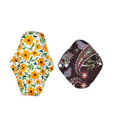 China Lady Super Absorbent Bamboo Reusable Pad Menstrual Pad Menstrual Pad Customize Menstrual Pad for sale