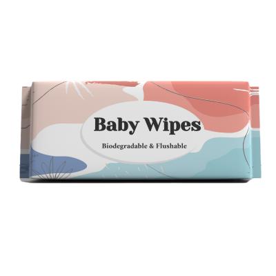 China Fast Shipping Baby Wipes Hand and Face Organic Baby Wipes Sensitive Degradable Wet Baby Wipes Natural Cotton for sale