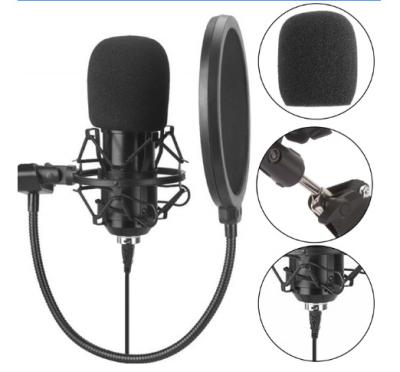 China USB microphone studio sound recording microphone BM 800 microphone computer condenser microphone for sale