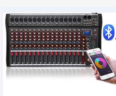 China New Products Innovative USB Audio Interface Sound Mixer H12 Audio Consolidated Mixer for sale