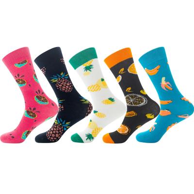 China Fruit Food Breathable Funny Cute Sock For Women Premium Quality Custom Made Bulk Women Cotton Socks for sale