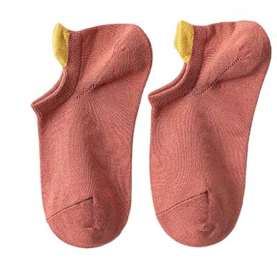 China Breathable Bamboo Fiber Silicone Women's Slip Proof Invisible Socks With Shallow Mesh Custom Logo for sale