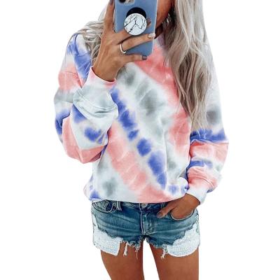 China QUICK DRY Sweatshirt Fashion Casual Long Sleeve Crewneck Women Hoodies Sweatshirt for sale