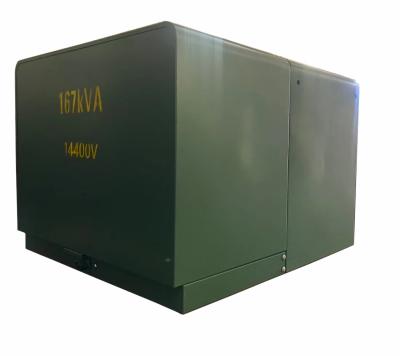 중국 167KVA 1 단계 지성 트랜스 패드는 24940V 14400V를 탑재합니다 판매용