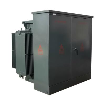 China 3 Phase Outdoor 10KV Oil Immersed Pedestal Pad Mounted Transformer 500KVA for sale