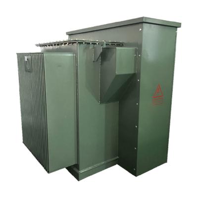 China Transformador compacto tipo pedestal trifásico de frente muerto de 750 Kva en venta