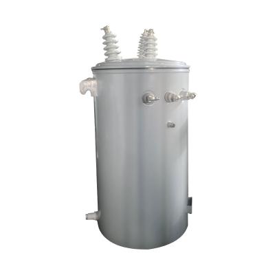 China 100Kva Overhead Distribution Single Phase Pole Mounted Oil Type Distribution Transformer 34.5Kv for sale