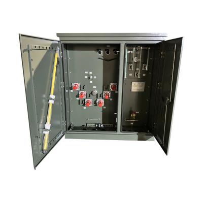 중국 150kva 패드 마운트 3단계 오일 잠수 분배 트랜스포머 전력 34500V ~ 208V ANSI / IEEE C57 판매용